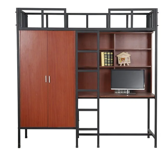 Bunk bed desk wardrobes bedroom furniture bed with clothes cabinet wardrobes bedroom