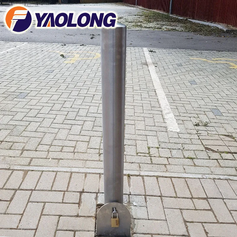 stainless steel key bollard 316 traffic pillar
