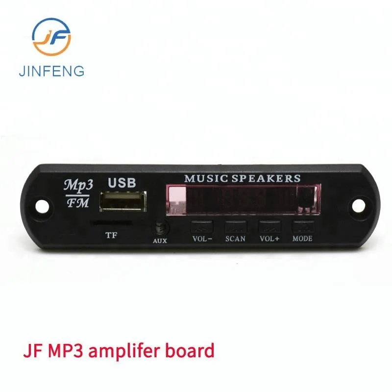 Цифровой Usb Fm Mp3 аудио плеер автомобиля Модуль 12 В Mp3 усилитель