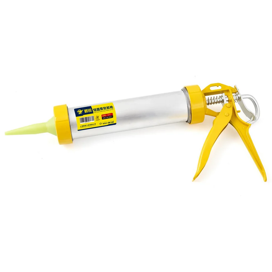 High Quality Professional Two-Component Caulking Glass Glue Gun Industrial Grade Plastic Handle Aluminum Tube Manual