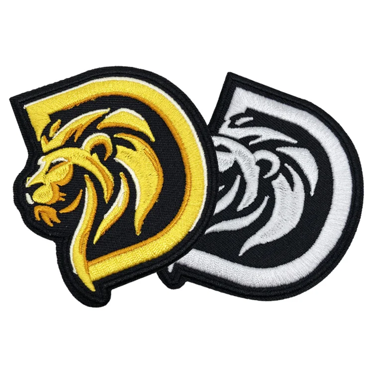 Custom Iron Patch Embroidery Fashion Logo Large Embroidered Patches For Hats