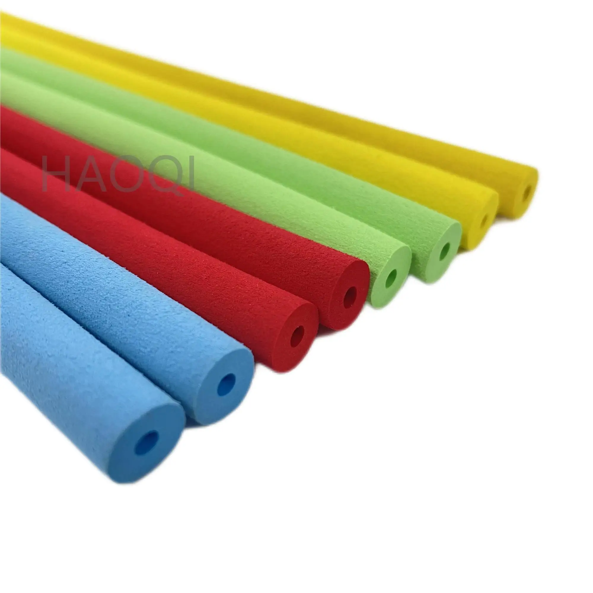 Custom high density Foamed Sponge Tube Sleeve Protective Hollow Rubber Polyethylene Eva Epe Foam Tubes