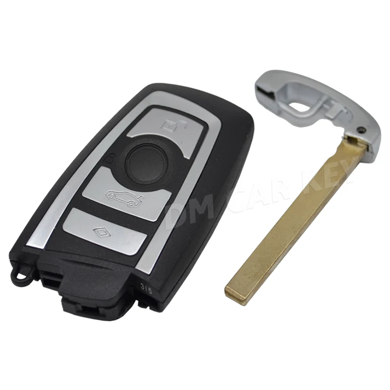 Smart car key Shell Case 3/4buttons with key blade For BMW F CAS4 CAS4+ F System X Series 1 3 5 7 Series remote key replacement