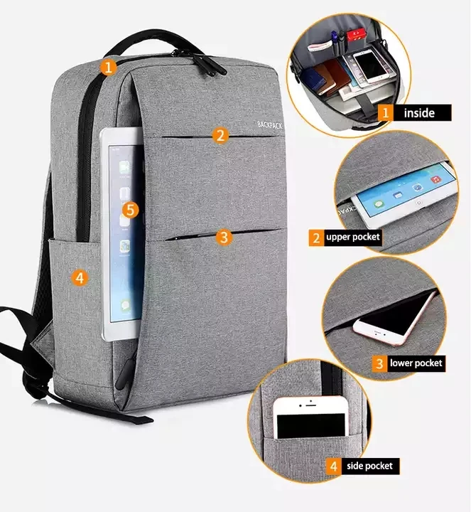 Men Woman Travelling Waterproof Usb Recharging 15.6 Inches Backbag Business Laptop Backpack With Usb