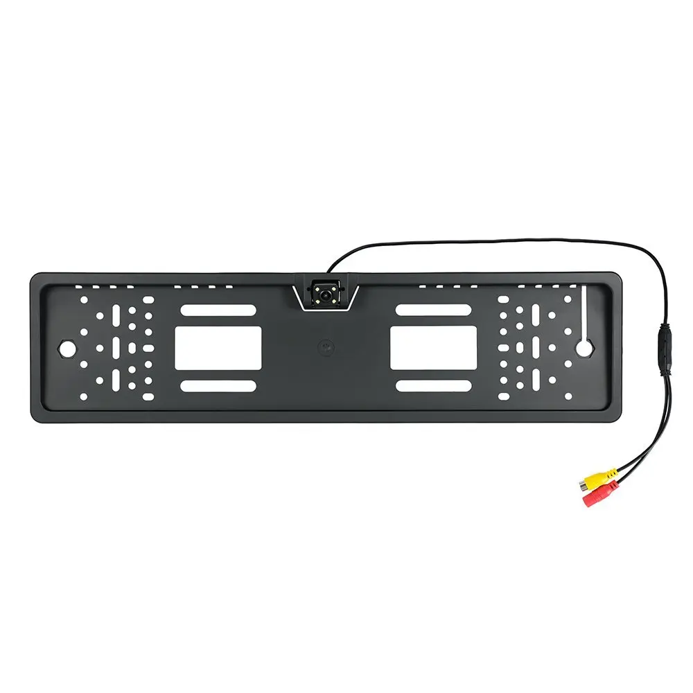 TS16949 certified European car rear view camera in car license plate frame with gyroscope line 170 degree wide view angle