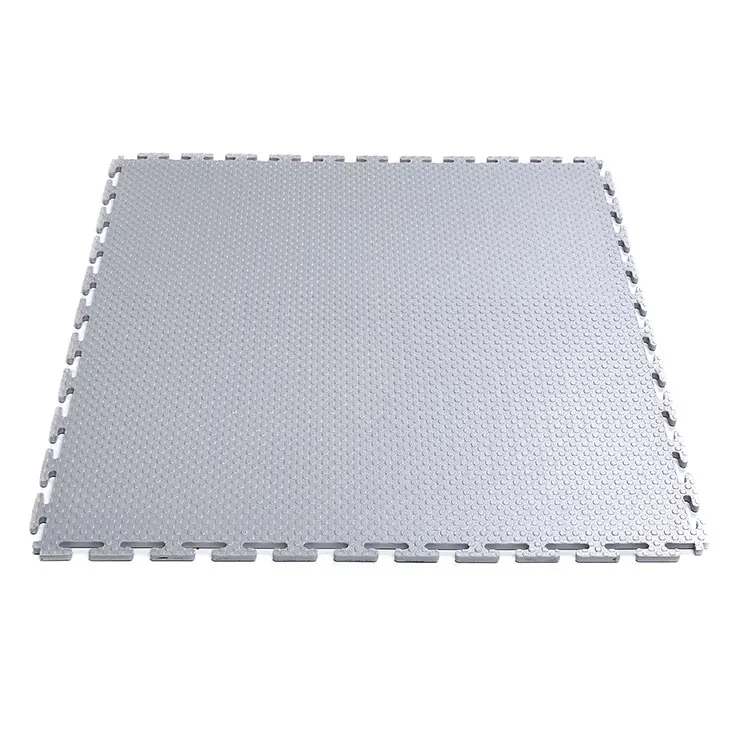 Visible connection heavy duty garage recycled pvc interlocking floor tiles