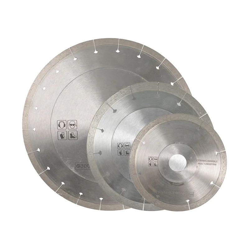 Zhongzuan 125x2x22mm Thin Kerf Turbo Diamond Circular Cutter Saw Blade For Wet/Dry Cut Ceramics Tile