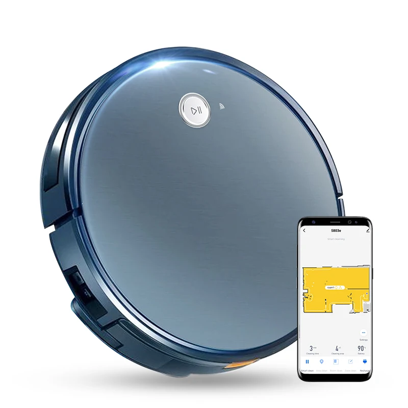 New Type Automatic Floor Cleaner Robot Strong Suction Nidec Brush-less Motor Cleaning Dust Water Spots Robotic Vaccum Cleaner