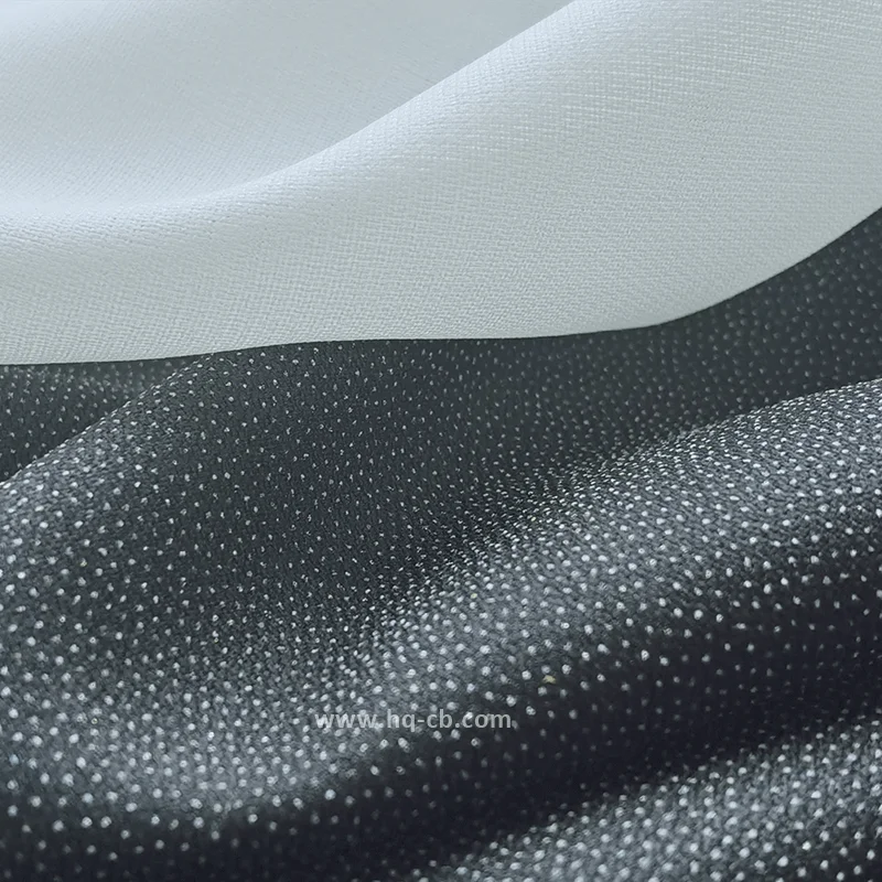 China manufacturer 100% polyester fabric water jet-loom interlining