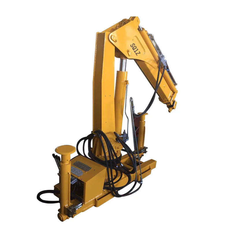 BOB-LIFT Mini 0.8 Ton Mobile Cranes Lifting Small Truck Mounted Crane Pickup Cranes for Sale