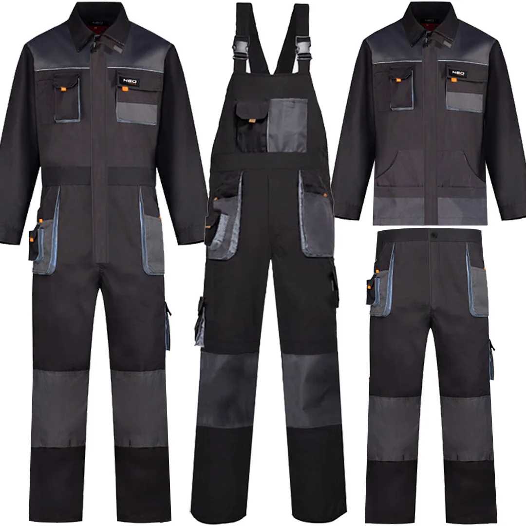 Spring Autumn Working Suit Long Sleeve Safety Reflective Workshop Wear Resistant Work Wear Uniform