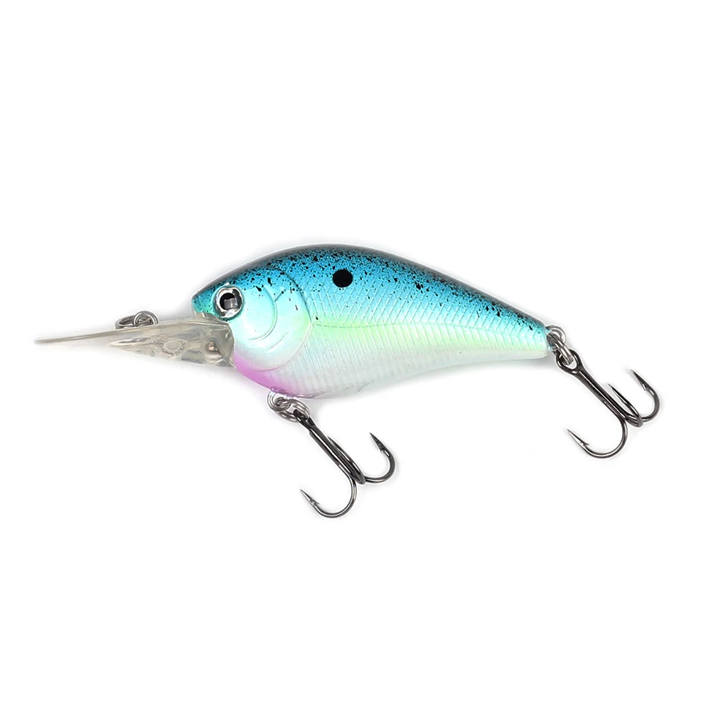 KEWOTE Crankbait Wobbler 60mm 12g Depth 2.0m Floating Crank Lure Bait for Bass Fishing with Long Lip Bill