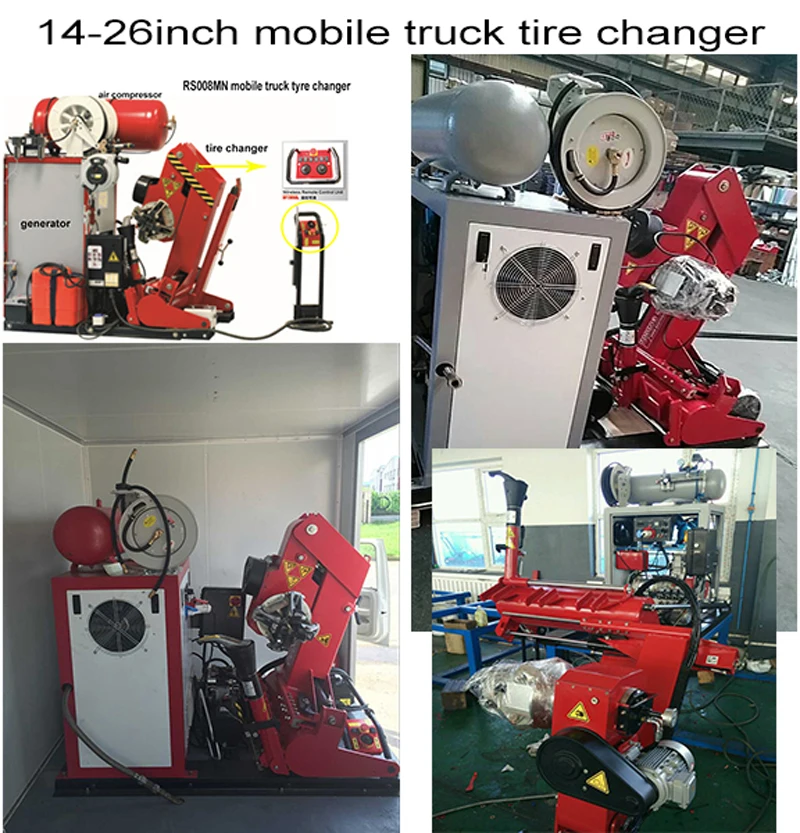 14 -26inch Heavy Truck Tire Fitting Equipment for Road Service