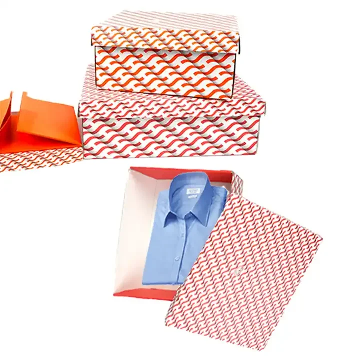 Chinese Manufacturers Kraft Cardboard Foldable Shirt Box