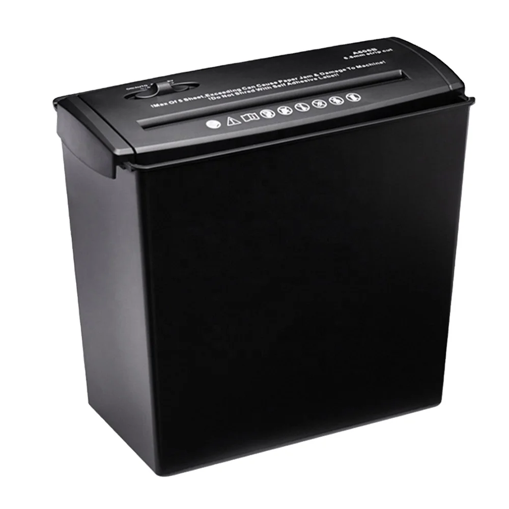 Small Mini Electric Strip Paper and Credit Card Shredder With 10L Shredded Carton for Home Office Supplies Professional Dropship