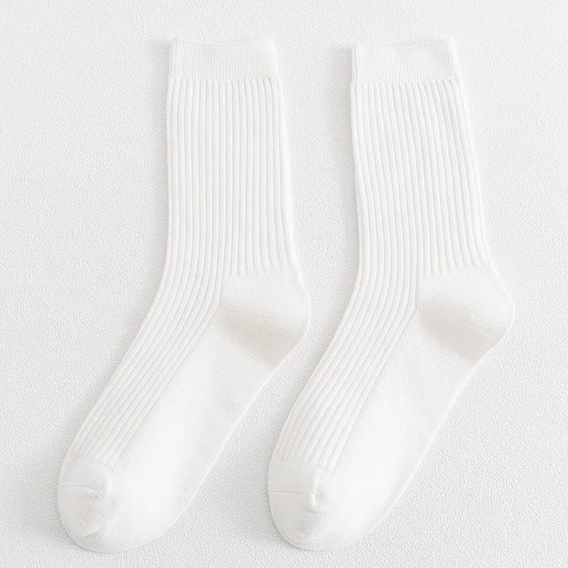 Cotton home socks warm comfy white orange colorful thick cotton good quality socks
