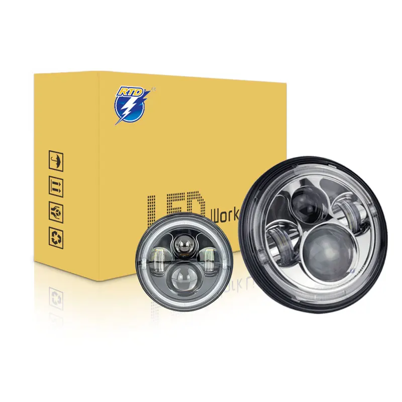 Pass NHTSA DOT Headlight assembly For hummer h2 accessories 7 inch headlight led car headlights
