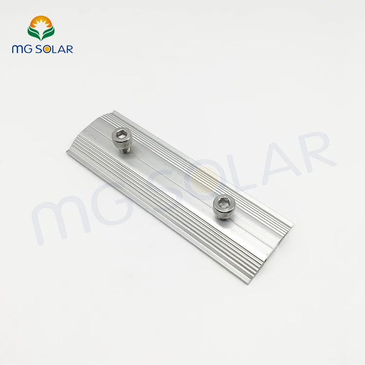 Aluminum Solar Mounting Rail Splice Solar Roof Racking Rail Splice Structure Solar Related Products