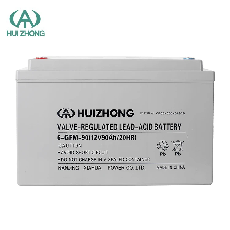 maintenance free 12V 90AH AGM battery deep cycle lead acid battery for Cable Television