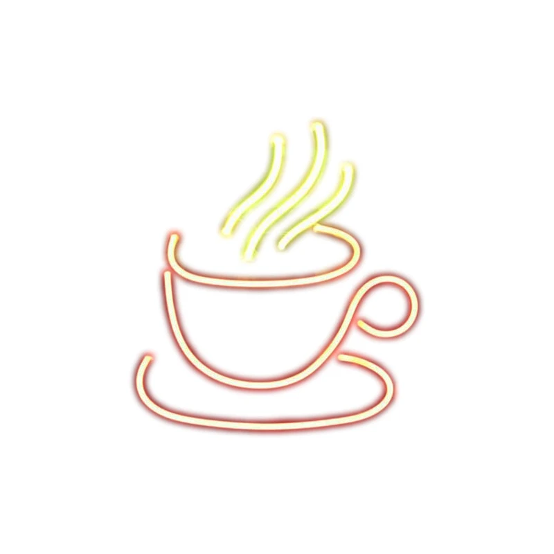 Wanxing Coffee Cup Neon Sign Led for Shops Hotels Restaurant Cafe Beer Bar Club Bedroom Glass Wall Decor Business Gift Wanxing