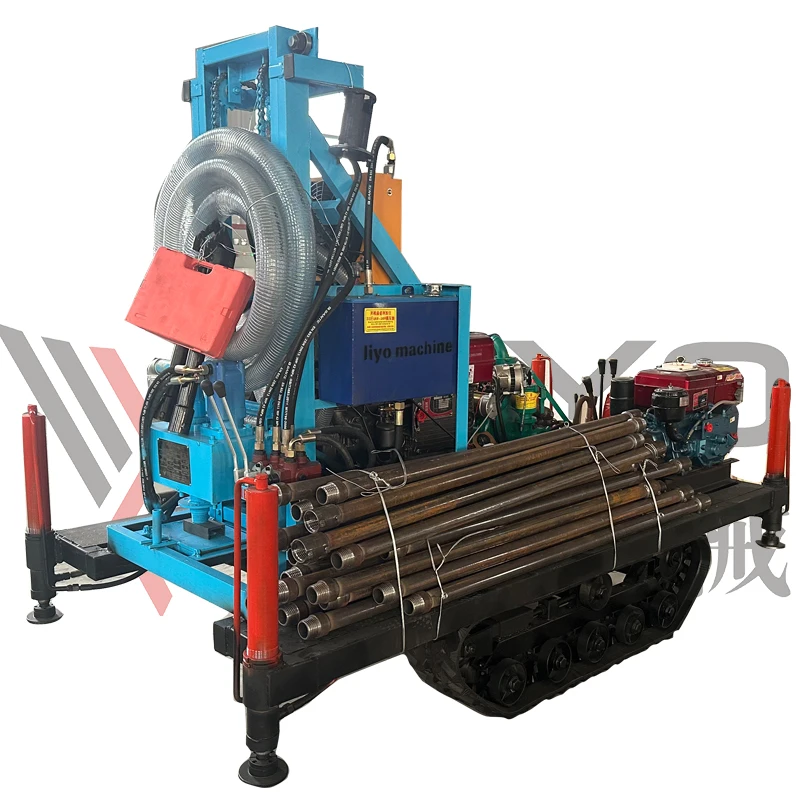 Automatic 200 M Water Well Drilling Machine Hydraulic Track-Type Well Drilling Water Drilling Machine Price for Sale