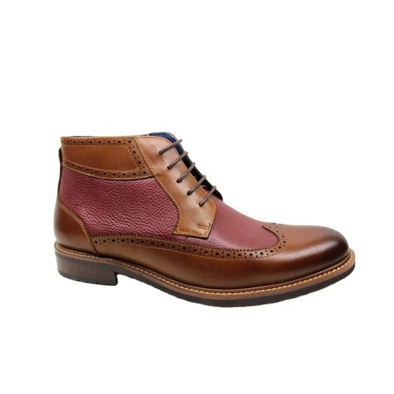 Оптовая продажа; Кожаные ботинки с натуральным лицевым покрытием; Модные мужские кожаные ботинки; Мужские ботинки из натуральной кожи