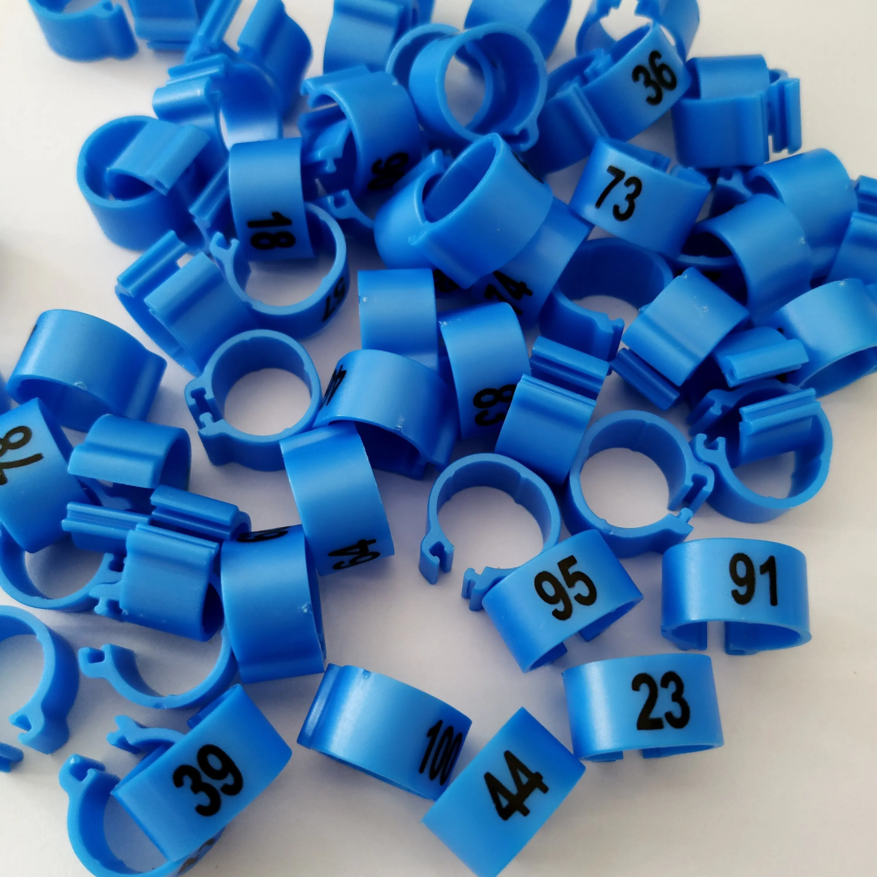 8mm 10mm 12mm 14mm Plastic Pigeon Ring Clip-On Poultry Dove Bird Chicks Duck Parrot for Identification Band PH-128