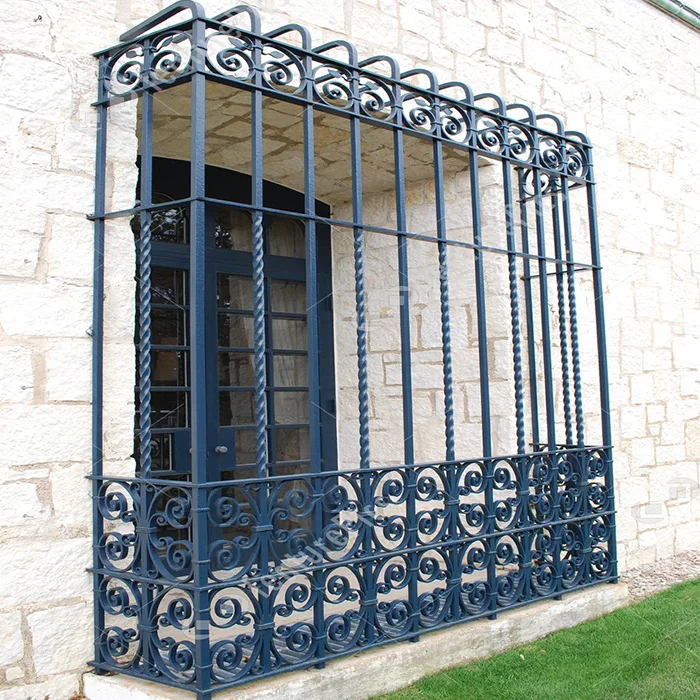Anti-theft Wrought Iron Gate for Window Protection Guards Storm Windows Window Decoration Wrought Iron Q235 Steels Horizontal