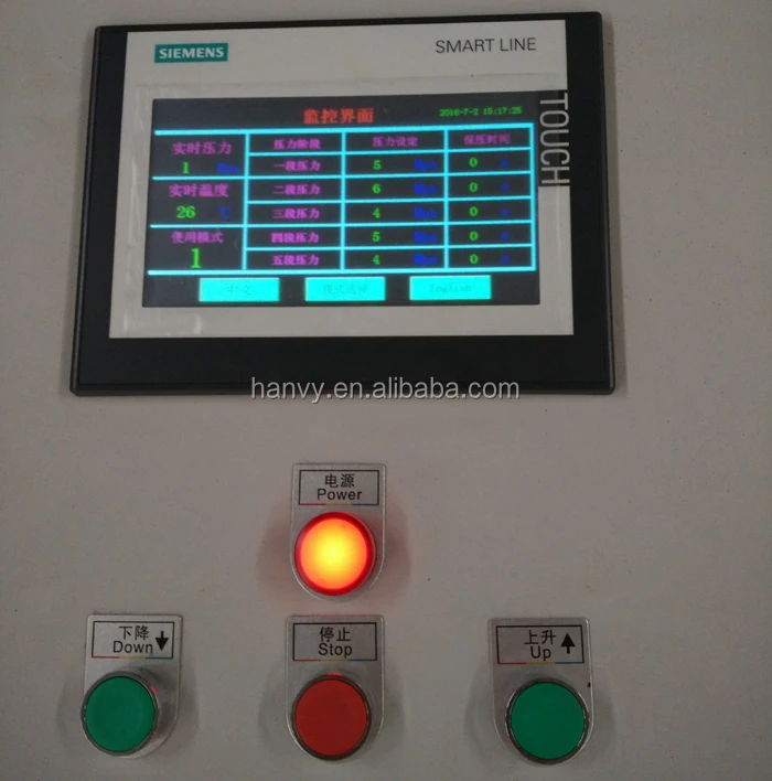 Гидравлические Горячие прессы SIEMENS PLC для фанеры