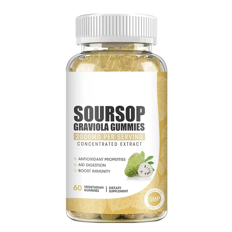 Wholesale Soursop Graviola Gummies Oil Soursop Leaves Tea for Digestive Aid Immune Support
