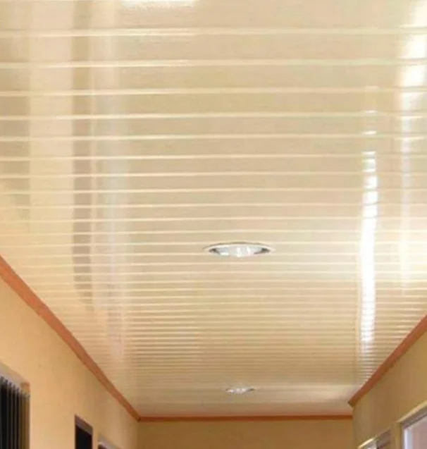 new design building material Rectangle 20cm width pvc panel for wall and ceiling
