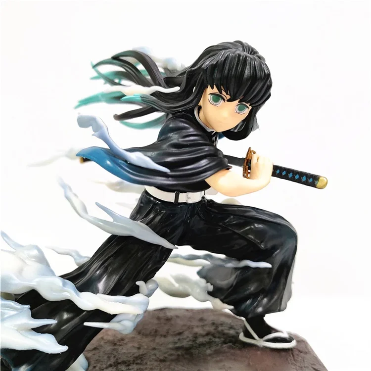 Demon Slayer Kimetsu Yaiba Swordsmith Village GK Tokitou Muichirou Collection Cartoon Character Action Figure PVC Anime Figure