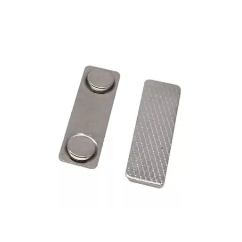 Cheap price all-purpose custom logo name tag badge magnetic back