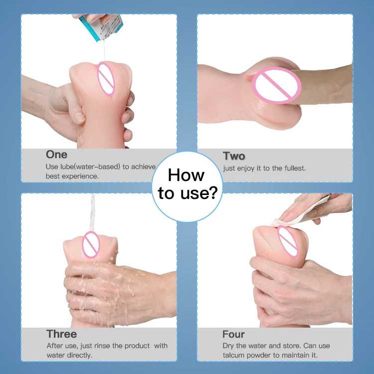 
Wholesale oral artificial man pussy pocket masturbation cup vaginal sex toys male masturbator 