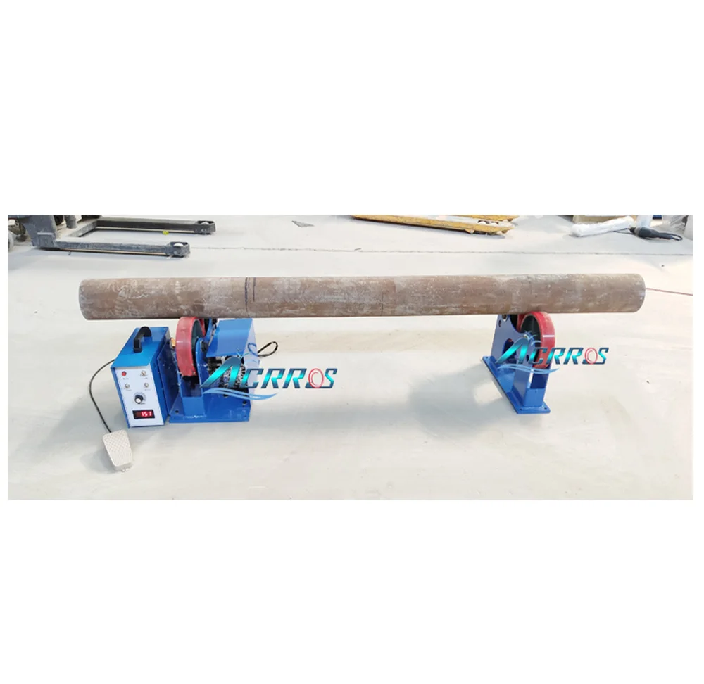 AWR XRH Light weight small welding rotator for small pipes tubes turning welding/ 1ton welding tunring roller with footpedal