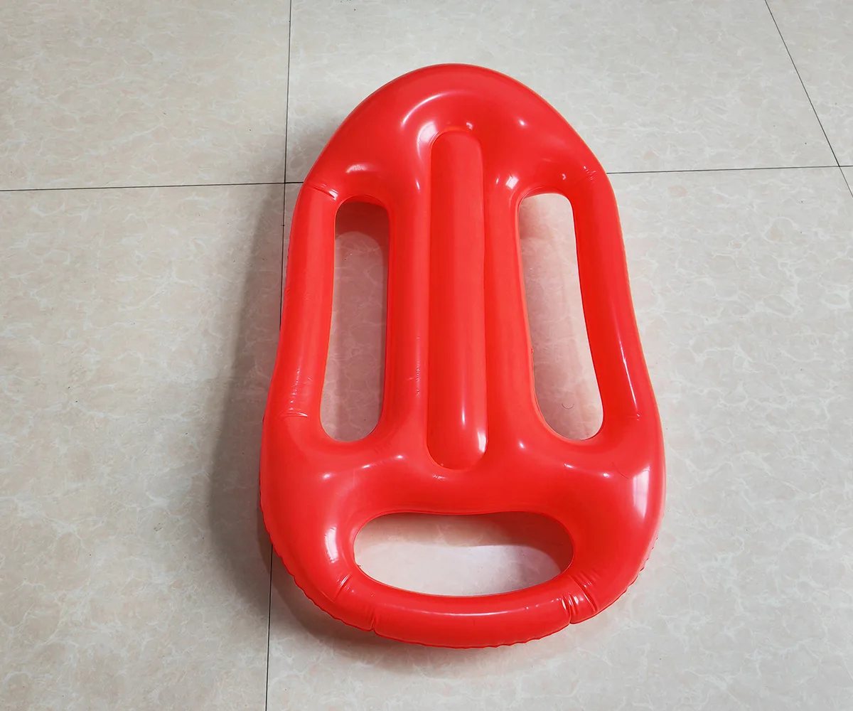PVC Inflatable Red Kids Children Surfing Board Floating Board for Kids Swimming Practice