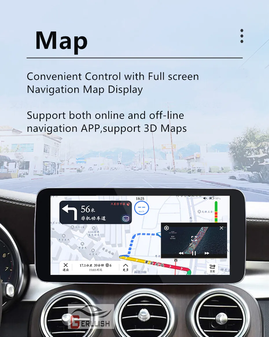 Gerllish Android car carplay ar box обновленный оригинальный автомобильный CD с проводным After системой беспроводной 4G