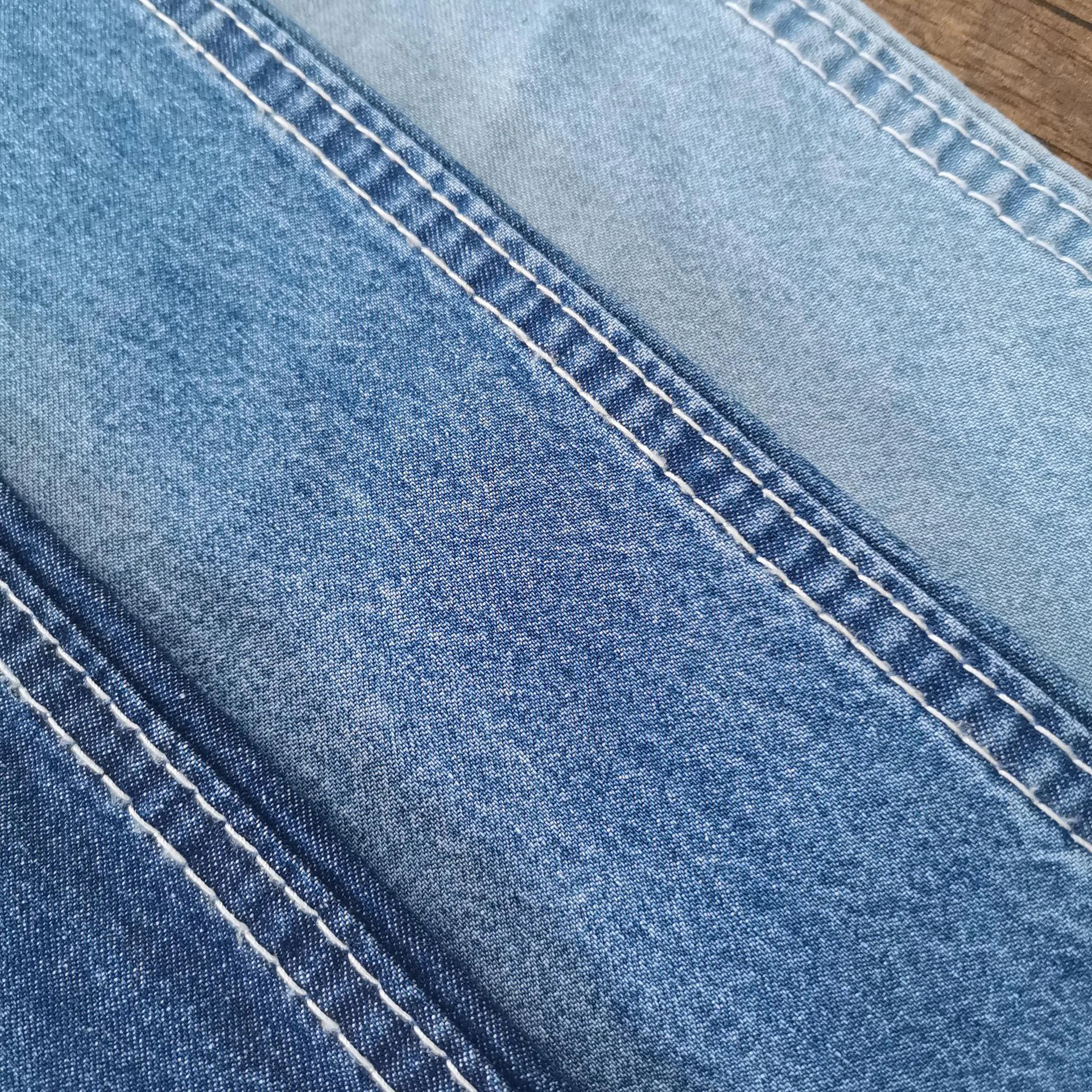 thin denim fabric  2/1 light weight 100% cotton non-stretch