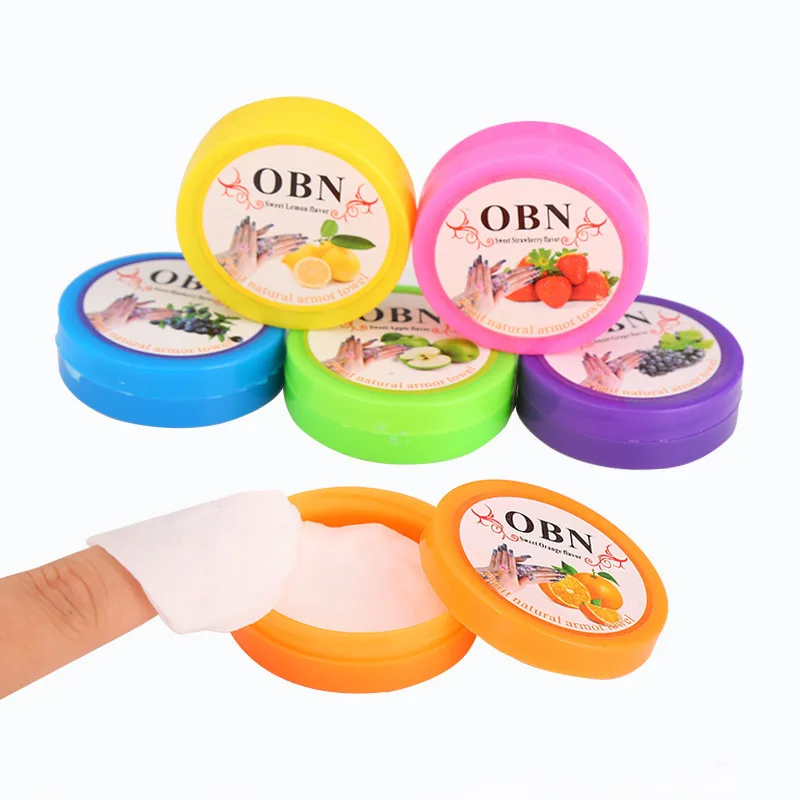 New disposable boxed nail polish remover wholesale fruit flavor nail polish remover