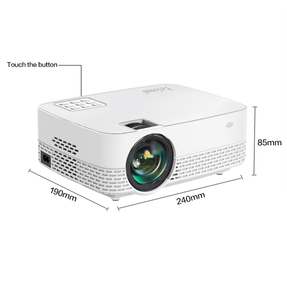 Market Trending 1080P Home Smart Mini Wifi Portable LED LCD HD Video Digital Projector for   Home/Office/Hotel/Motel/Apartment