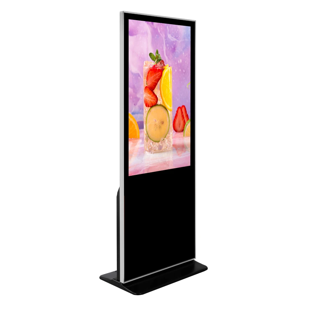 55inch Vertical Horizontal Touch Screen Digital Signage Software Kiosk Advertising Displayer