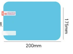 175*200mm Anti rain Window Clear Film Car Mirror E0040 Protective Waterproof Rainproof anti fog sticker for car mirror