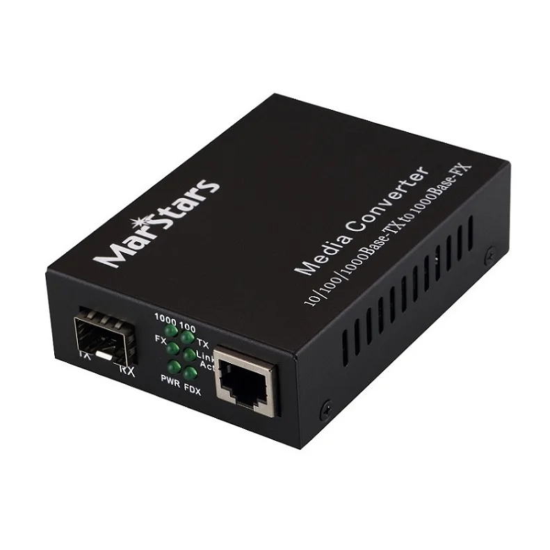 Industrial 2/3/4 Port 10/100/1000Base Full Gigabit Industrial Media Converter/Ethernet Switch