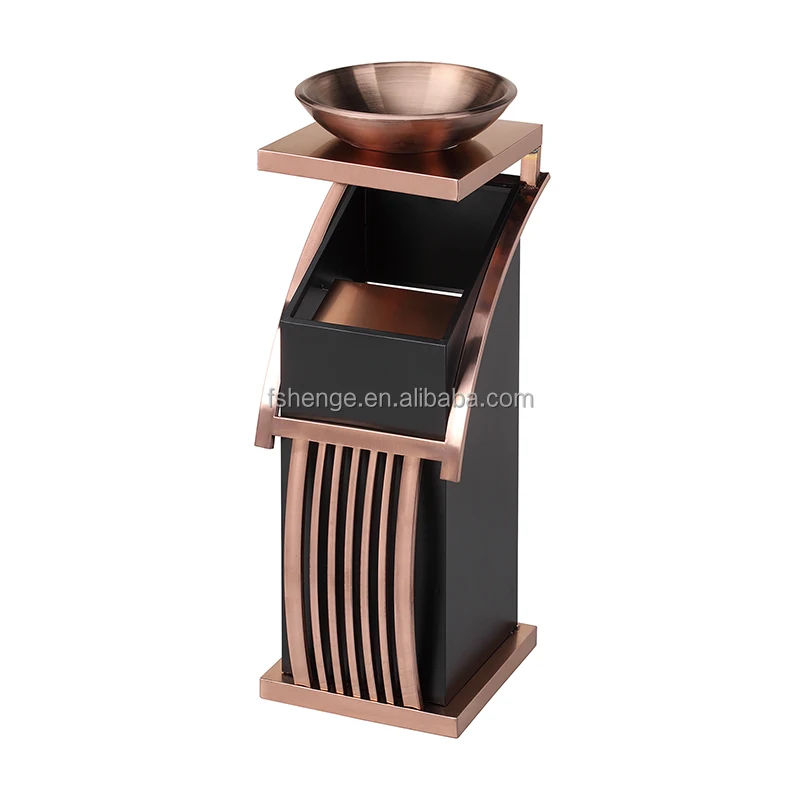 Hotel waste bins ashtray stainless steel trash can small trash bin / kitchen trash can