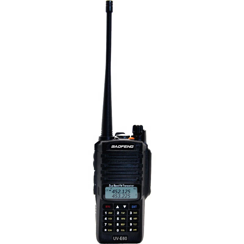 Handheld Baofeng UV-E60 Two Way Radio Dual Band IP67 walterproof walkie talkie 50km