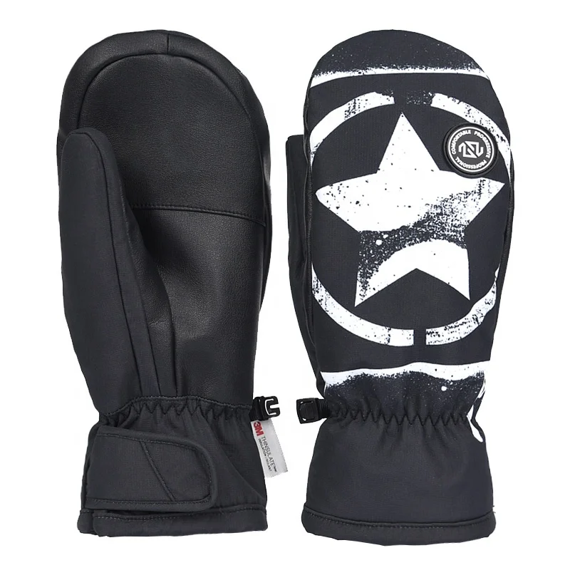 Ski Gloves Waterproof Winter Warm Snowboard Mittens with 3M Thinsulate for Men Women Thermal Windproof Snow Mittens