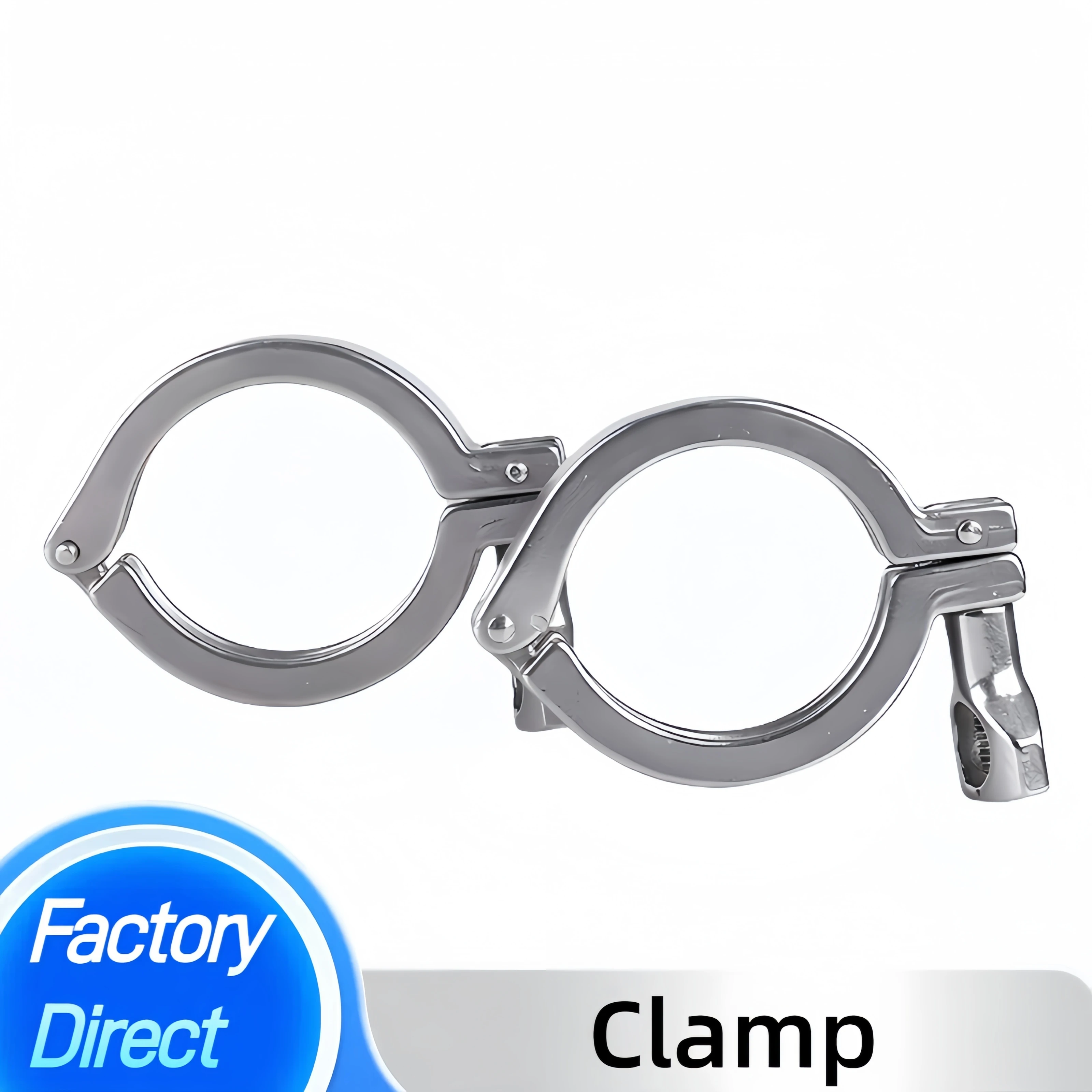 Unique Design Hot Sale Stainless Steel Pipe Clamp Fittings Heavy Duty Triple Clamp High Pressure Single Pin Clamps 304