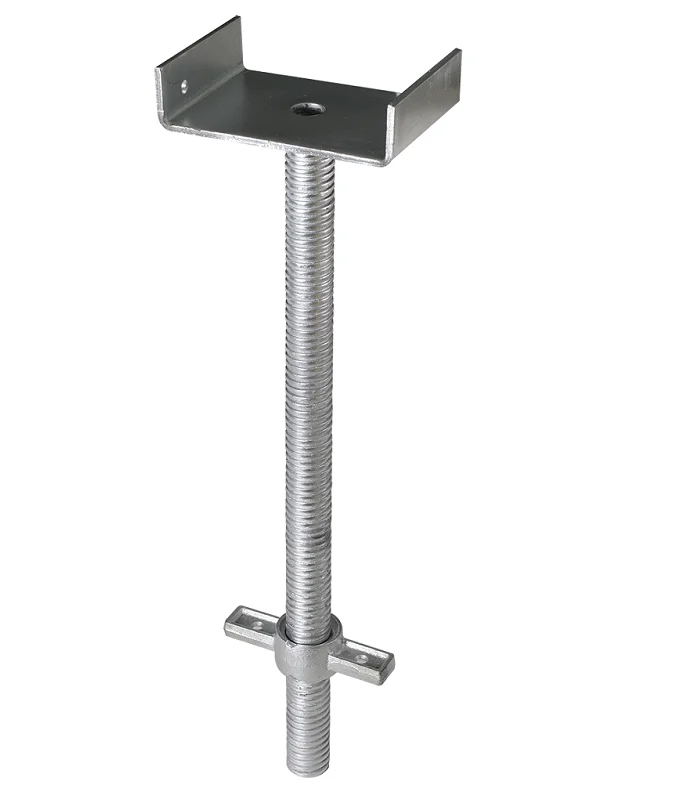 Hot Galvanized Q235 Adjustable  Scaffolding Production Scaffolding U Head Screw Jack Base