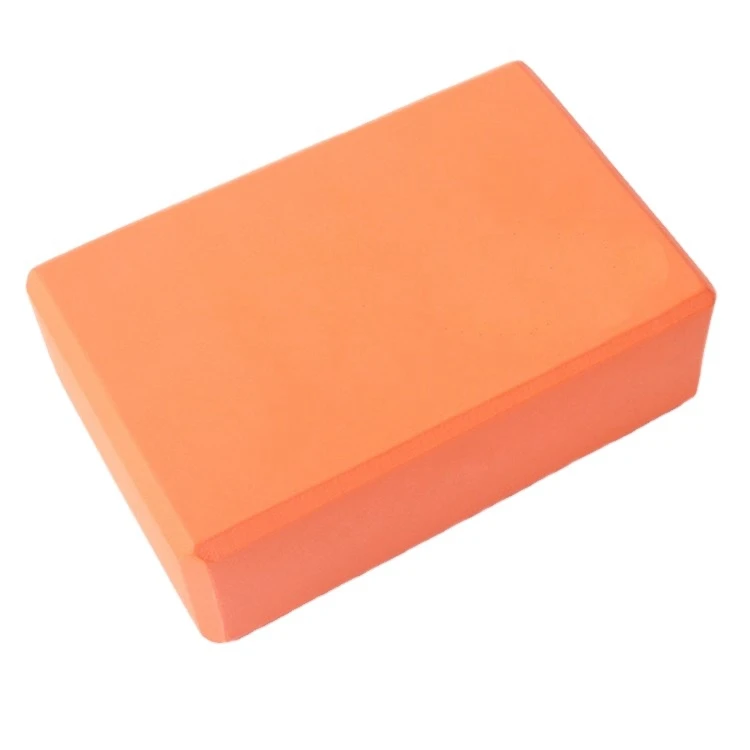 Yellow Personalised Eva Training Body Engraved Customised Yoga Block