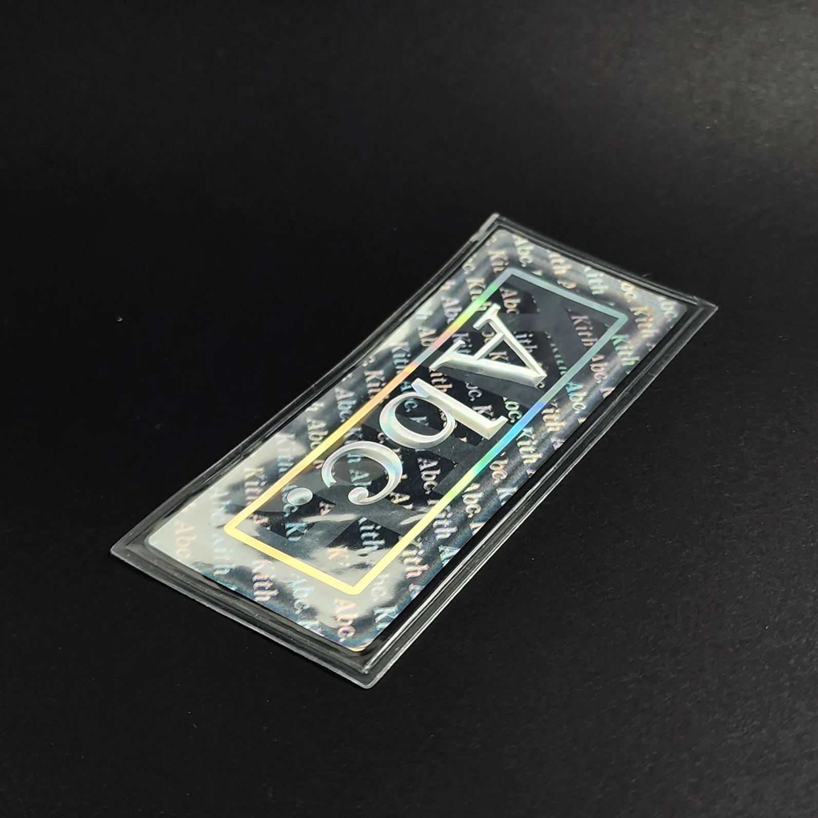 New Product Ideas 2024 Wholesale Custom 3D Vinyl Pvc LED Label Waterproof Holographic Sticker Clothes Label with Custom Logo